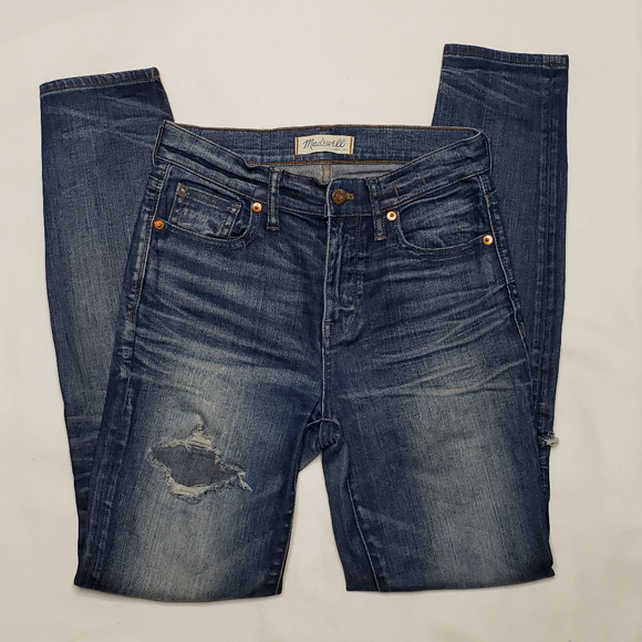 Madewell high-riser skinny jeans, 29 inseam - Picture 1 of 8